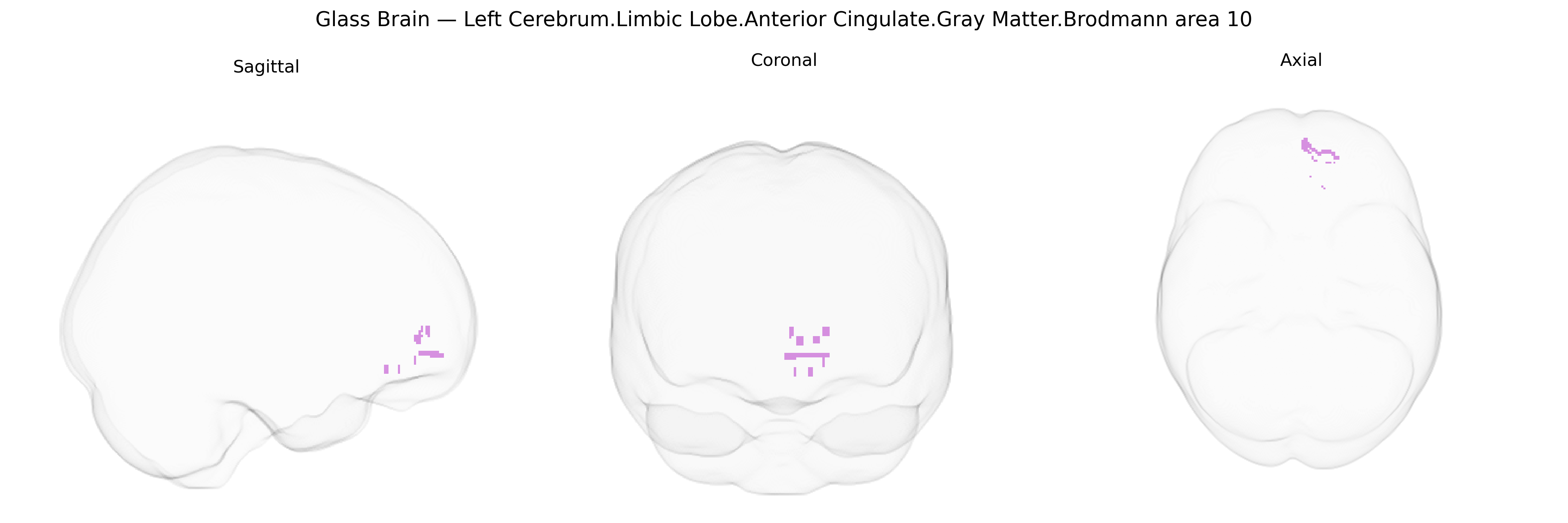 Triplanar Ghost Brain