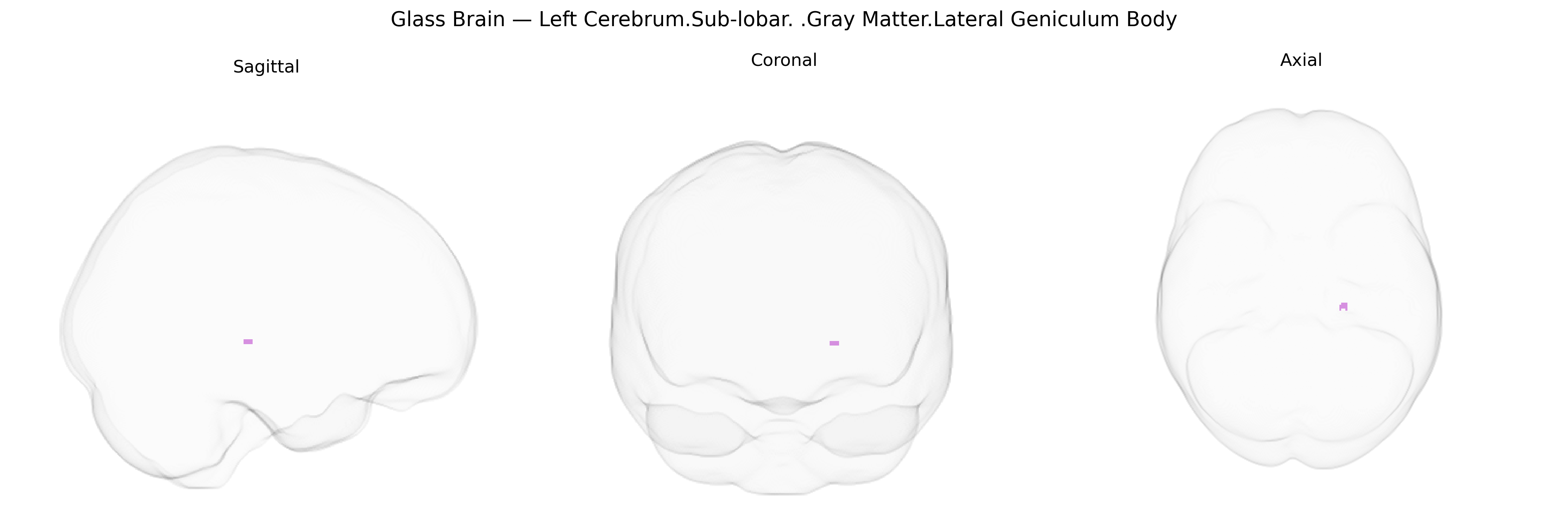 Triplanar Ghost Brain