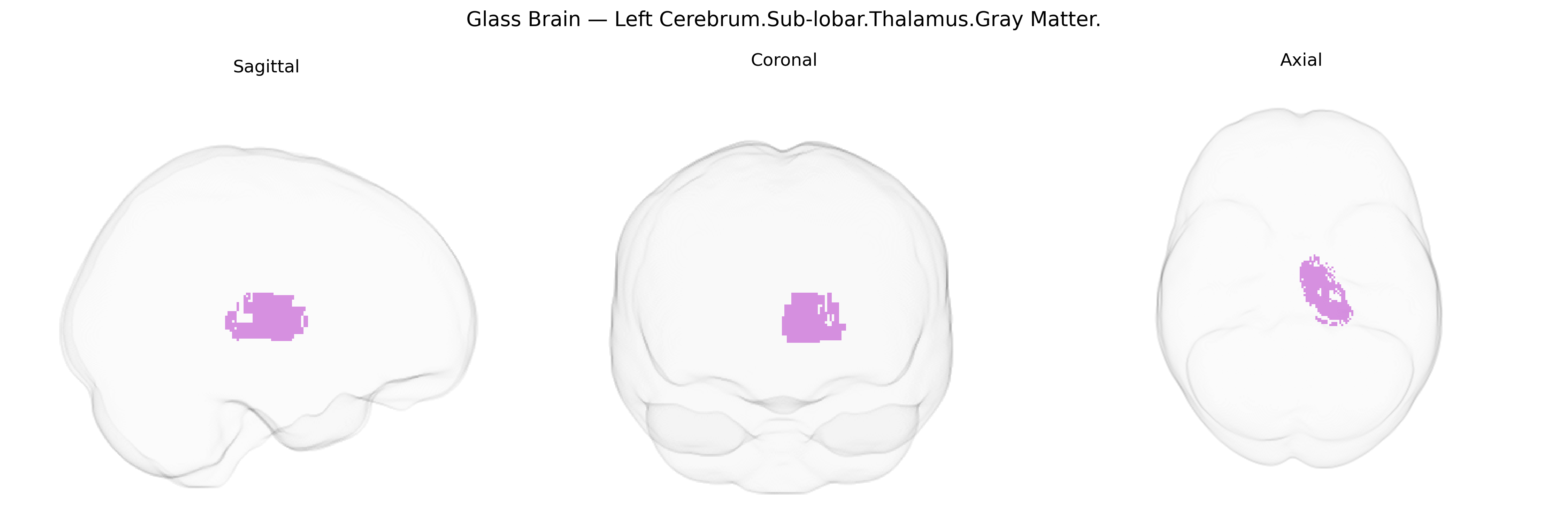 Triplanar Ghost Brain