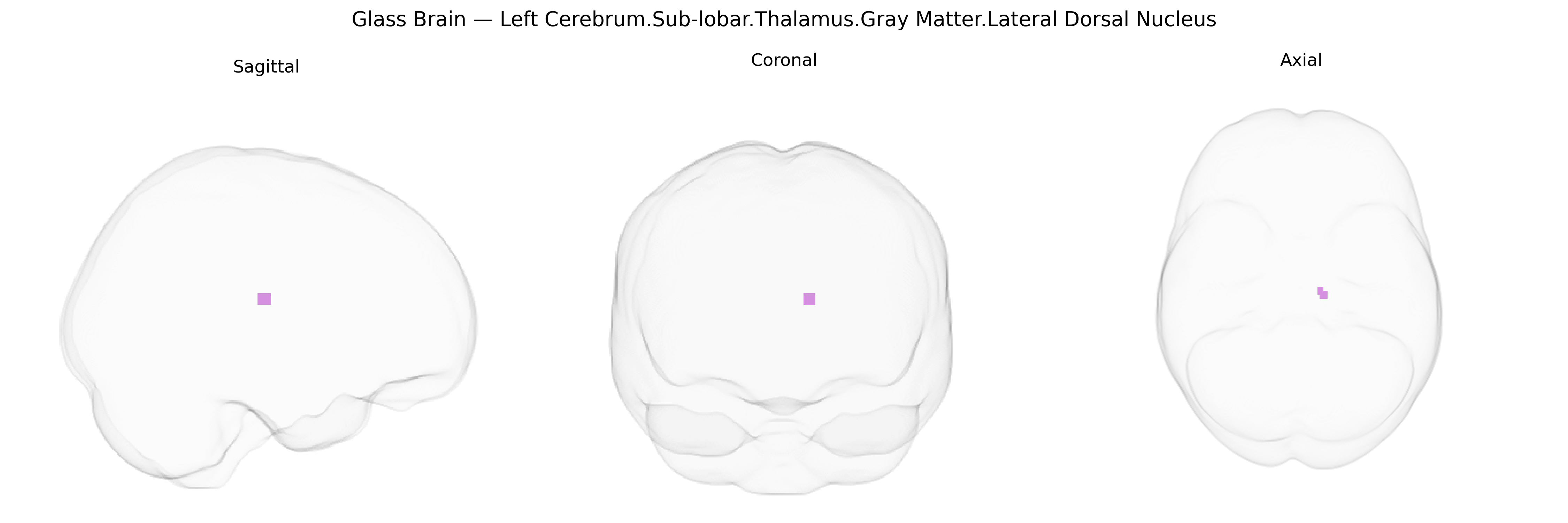 Triplanar Ghost Brain