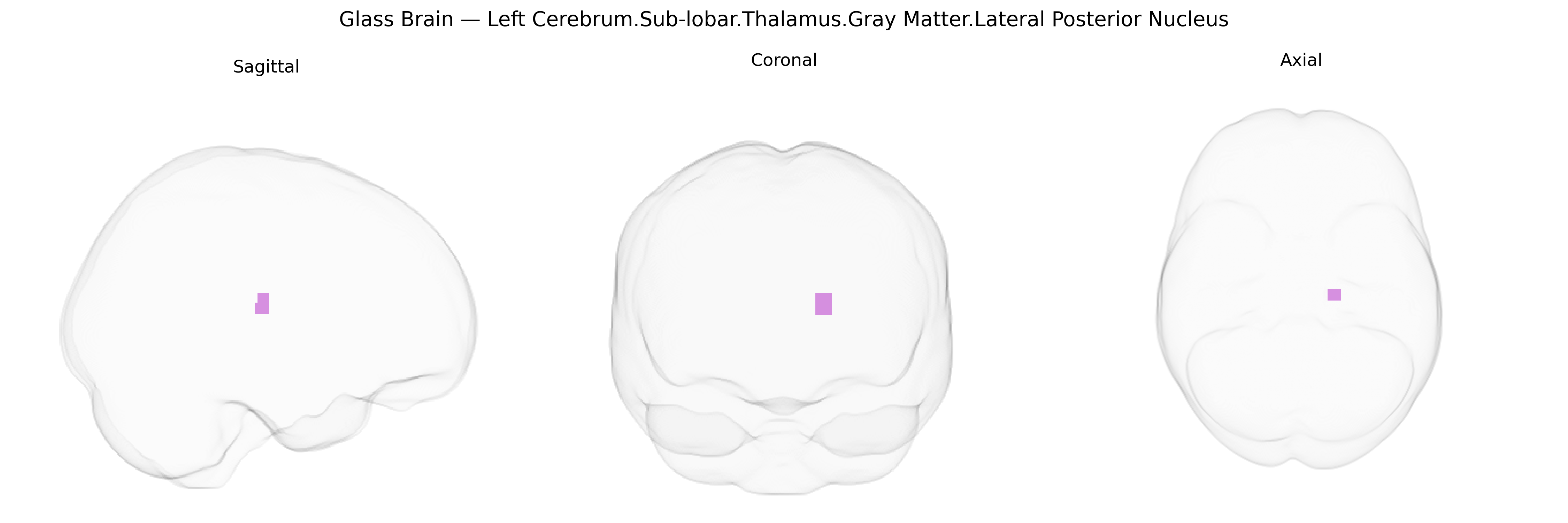 Triplanar Ghost Brain