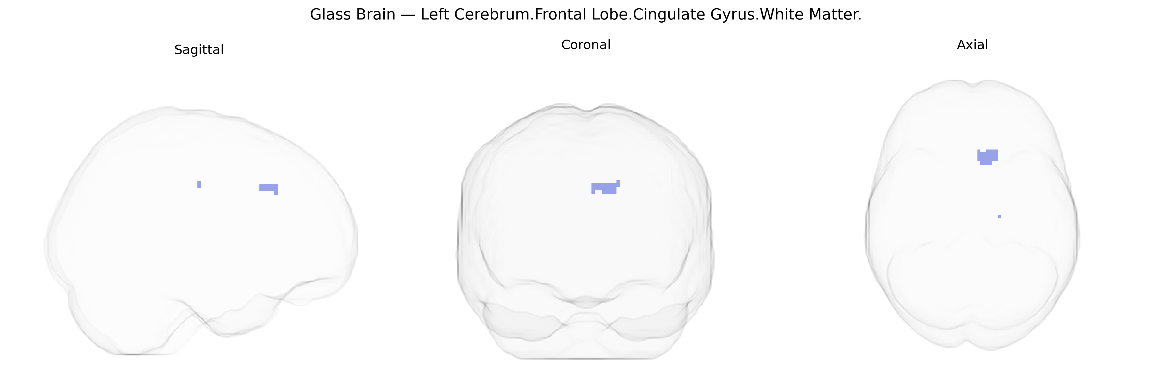 Triplanar Ghost Brain