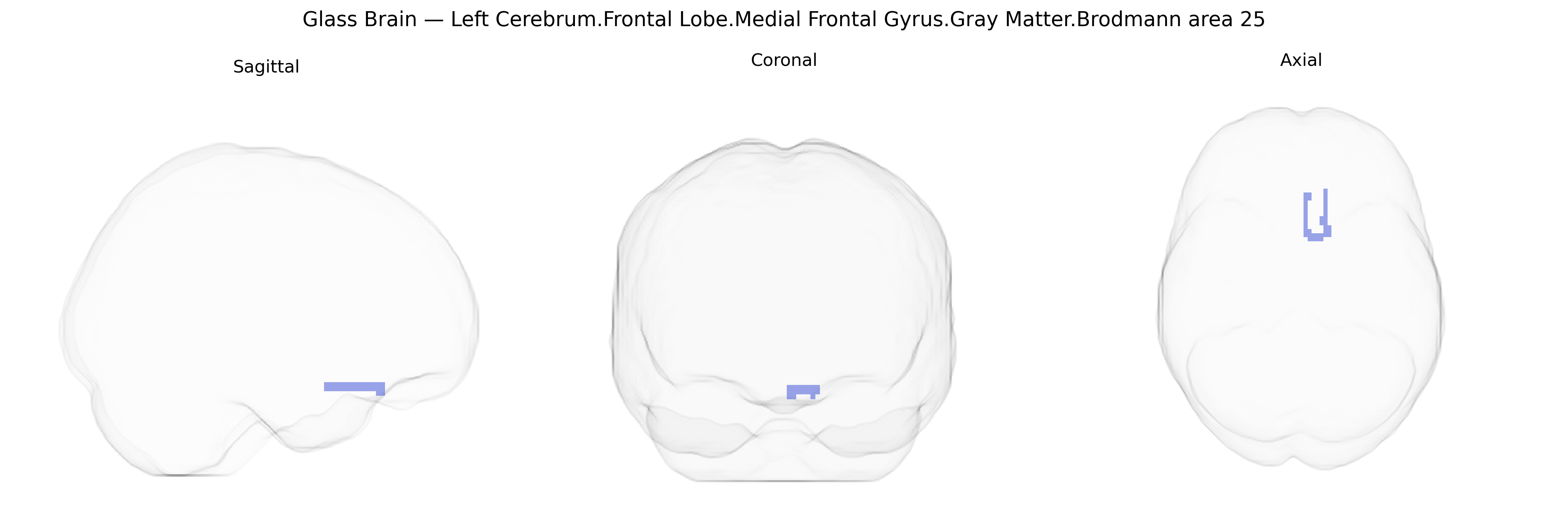 Triplanar Ghost Brain