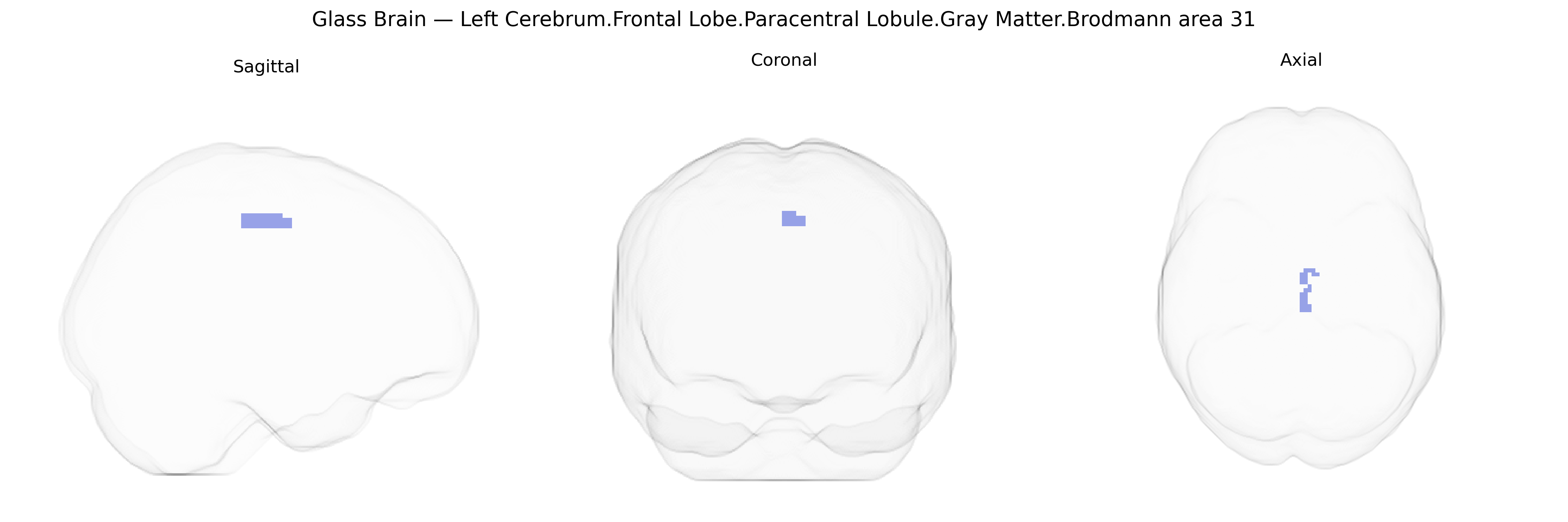 Triplanar Ghost Brain