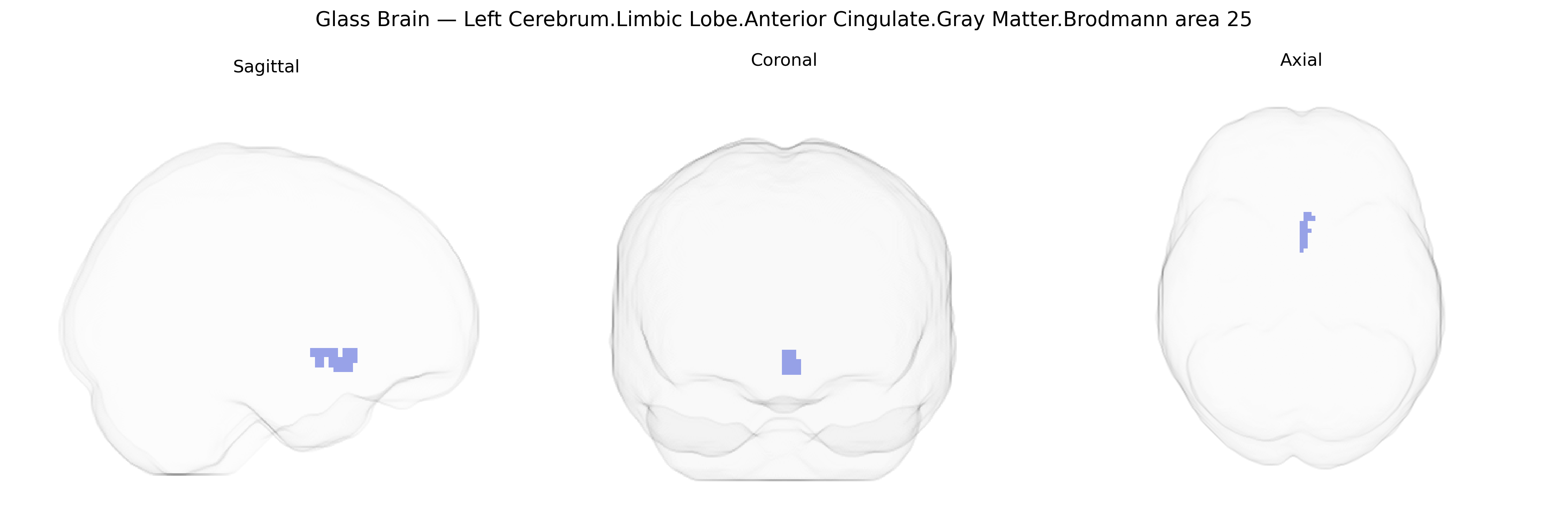 Triplanar Ghost Brain