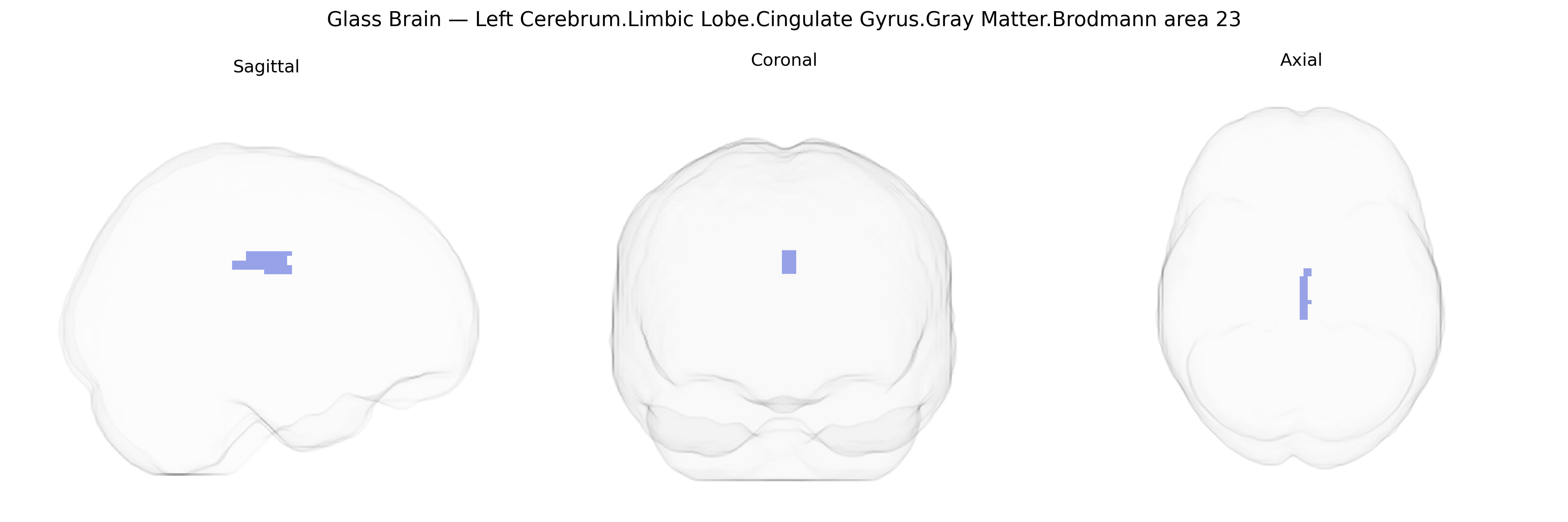 Triplanar Ghost Brain