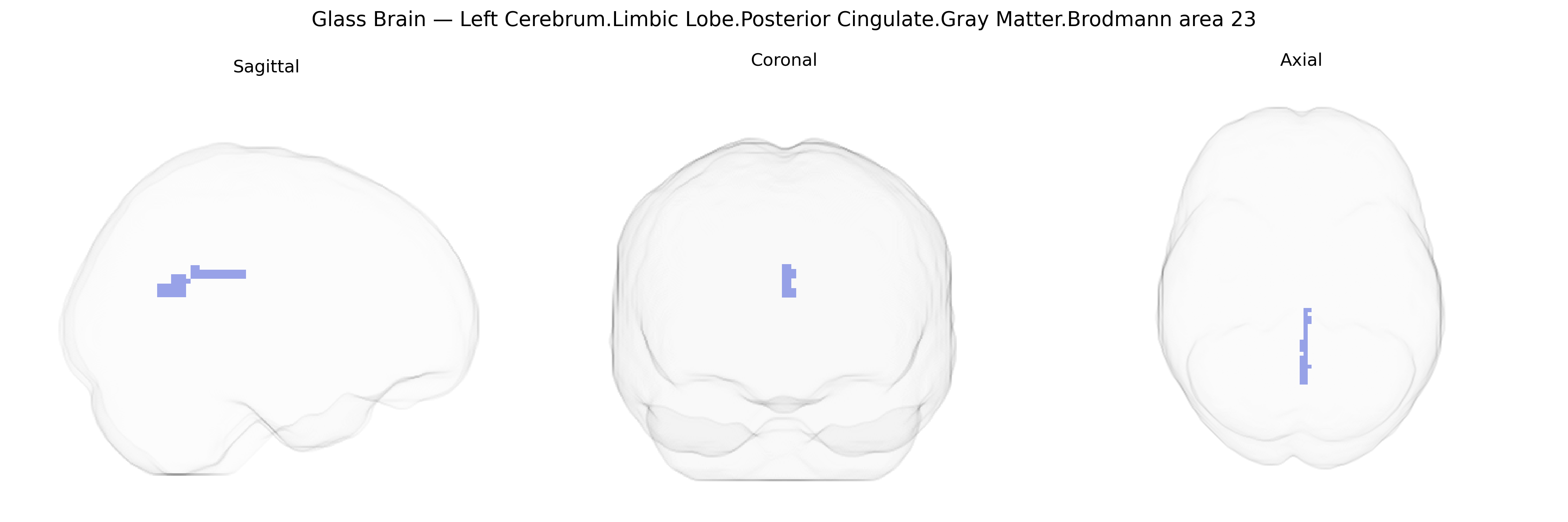 Triplanar Ghost Brain