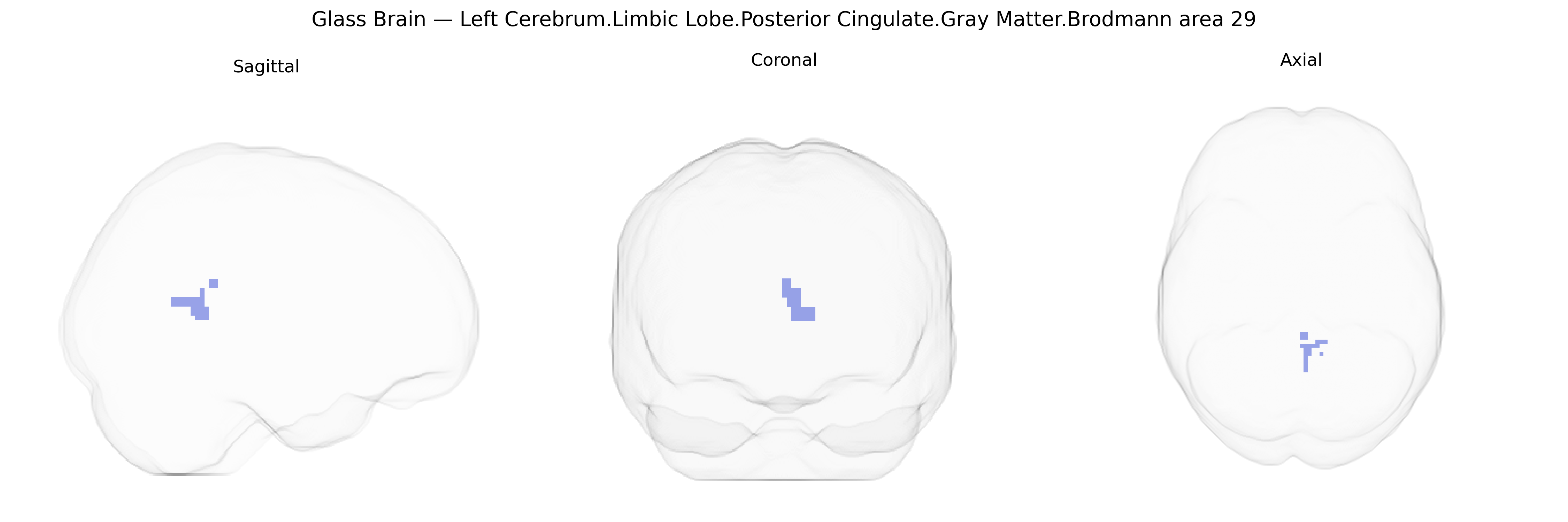 Triplanar Ghost Brain