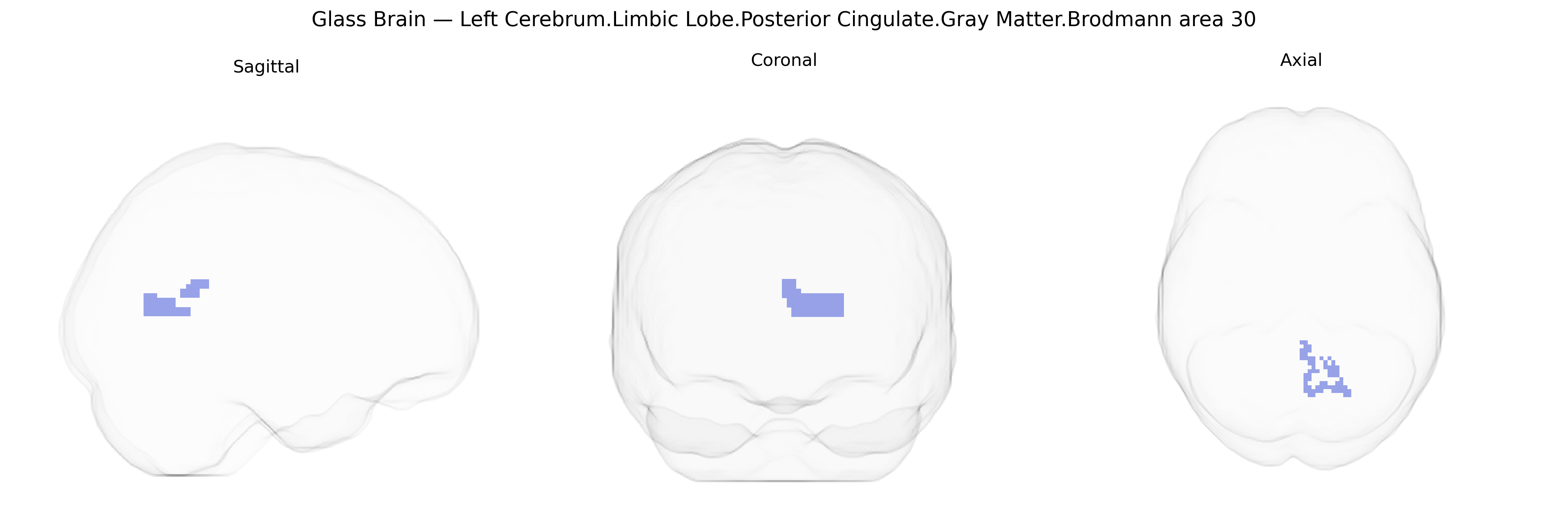 Triplanar Ghost Brain