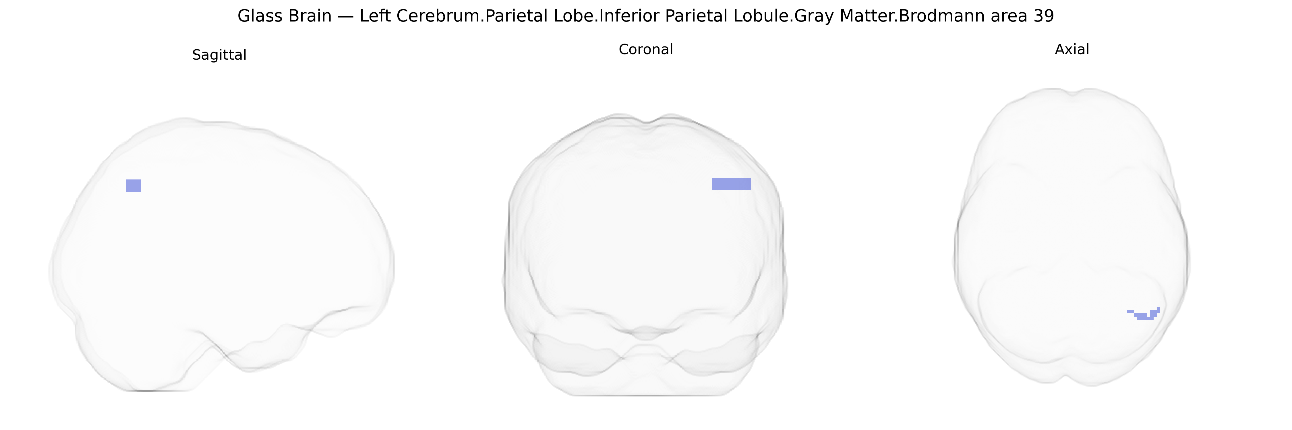Triplanar Ghost Brain