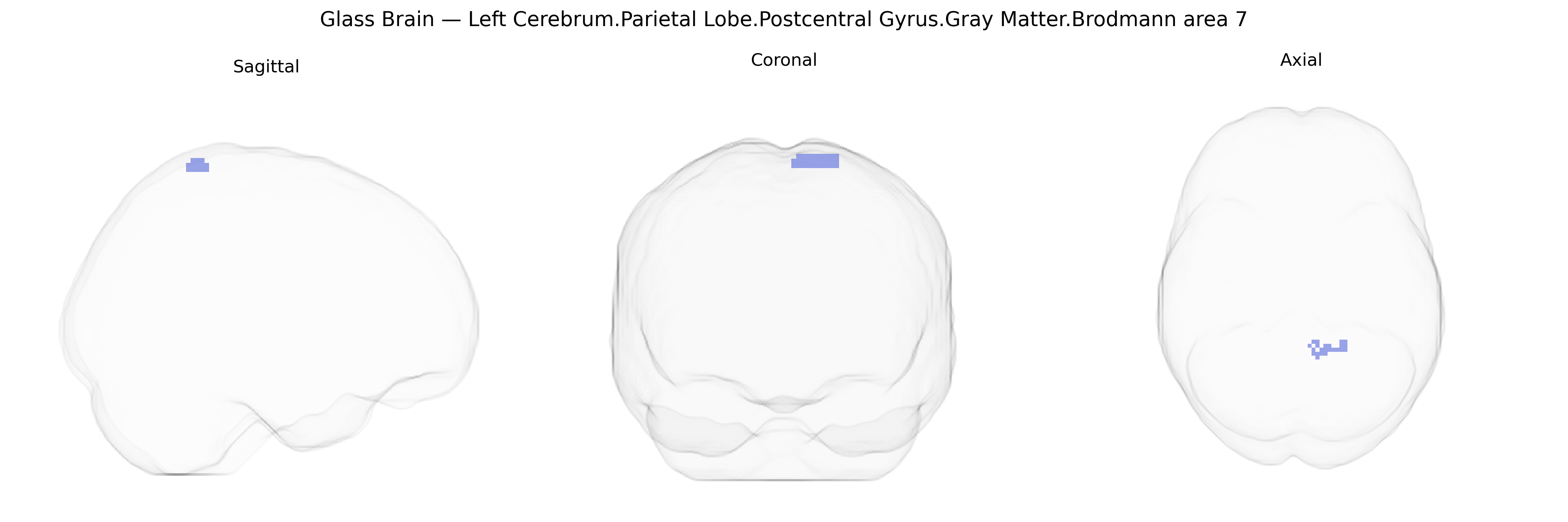 Triplanar Ghost Brain
