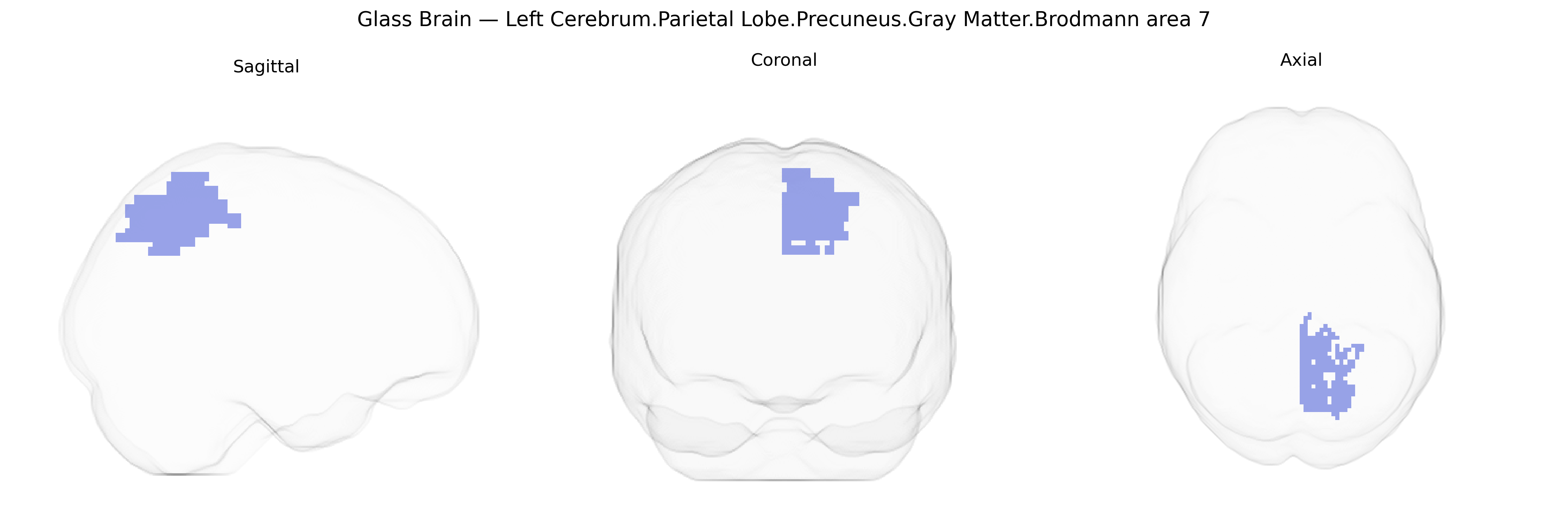 Triplanar Ghost Brain