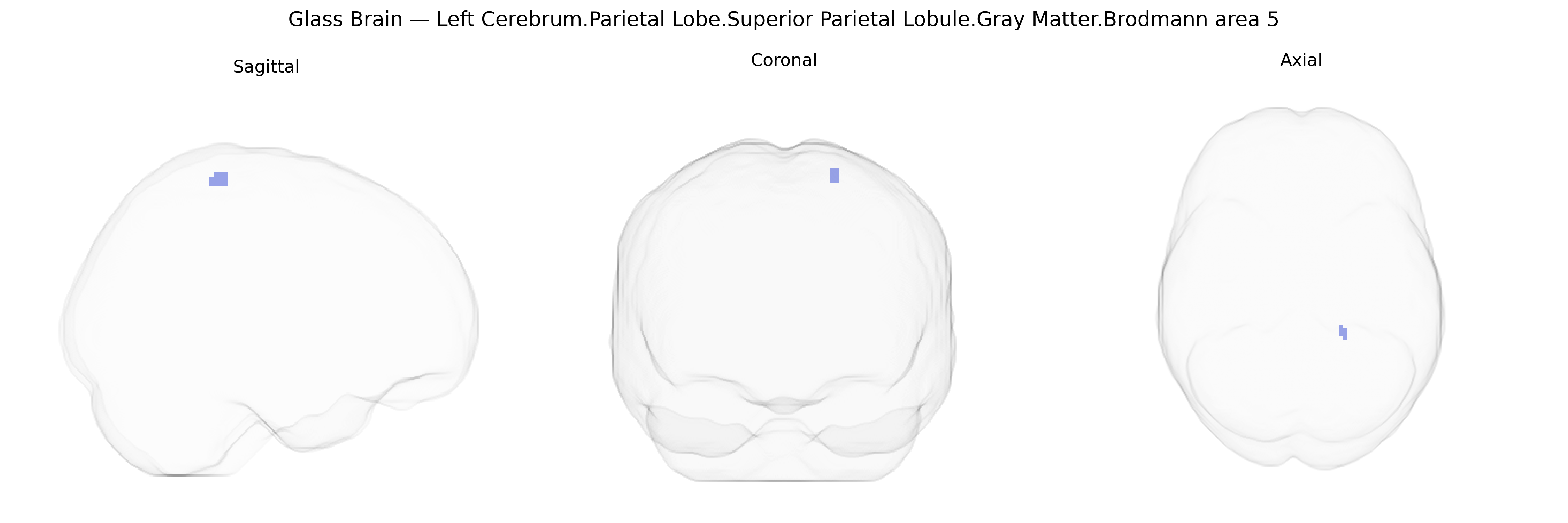 Triplanar Ghost Brain