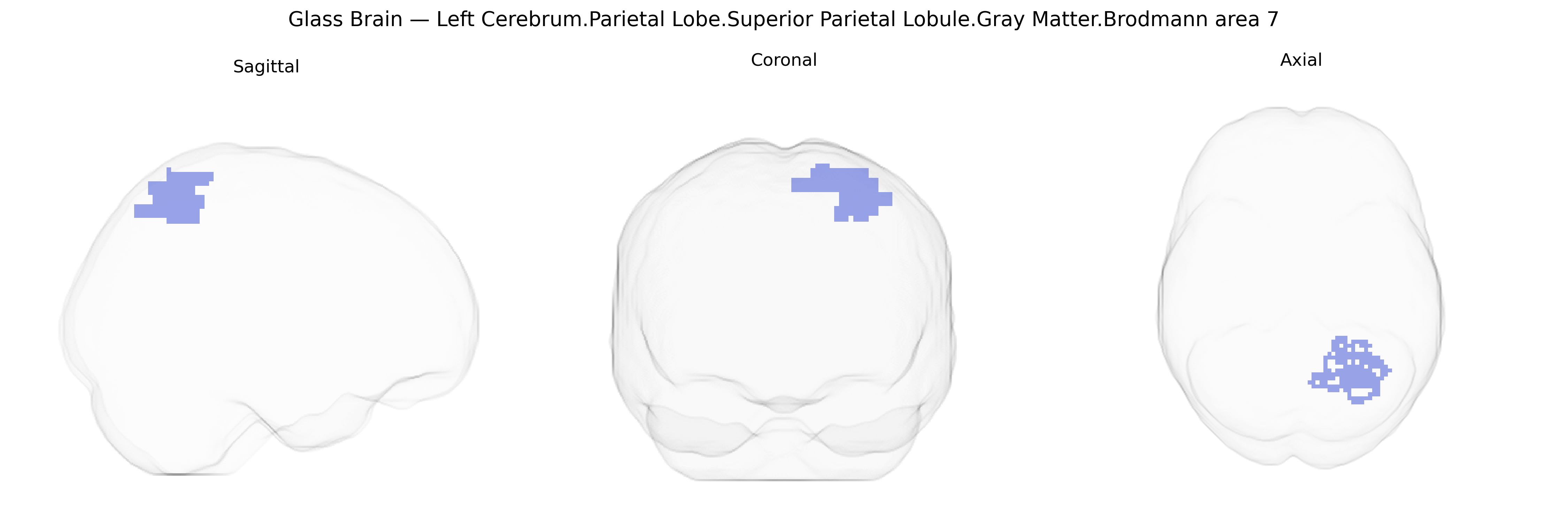 Triplanar Ghost Brain