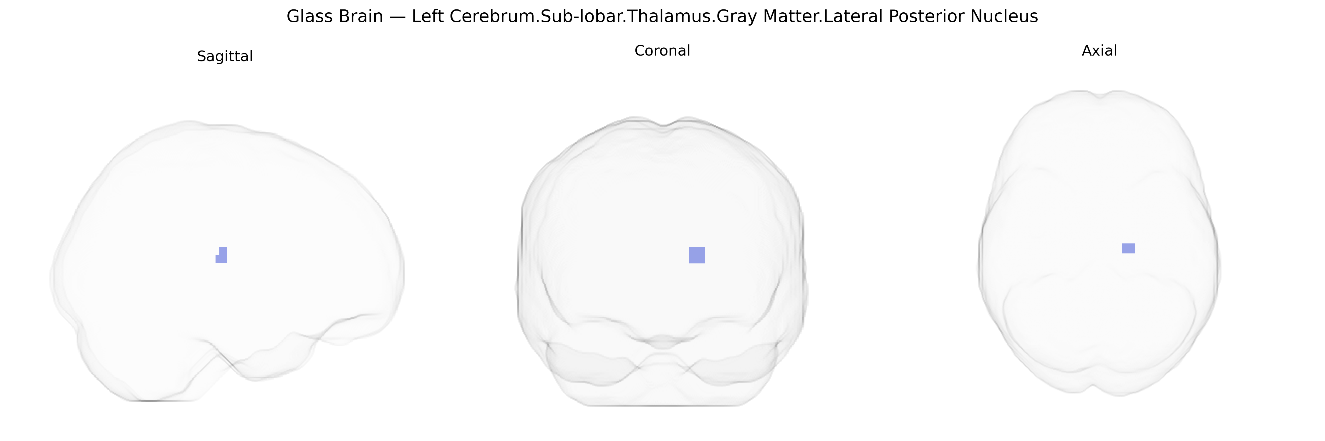 Triplanar Ghost Brain