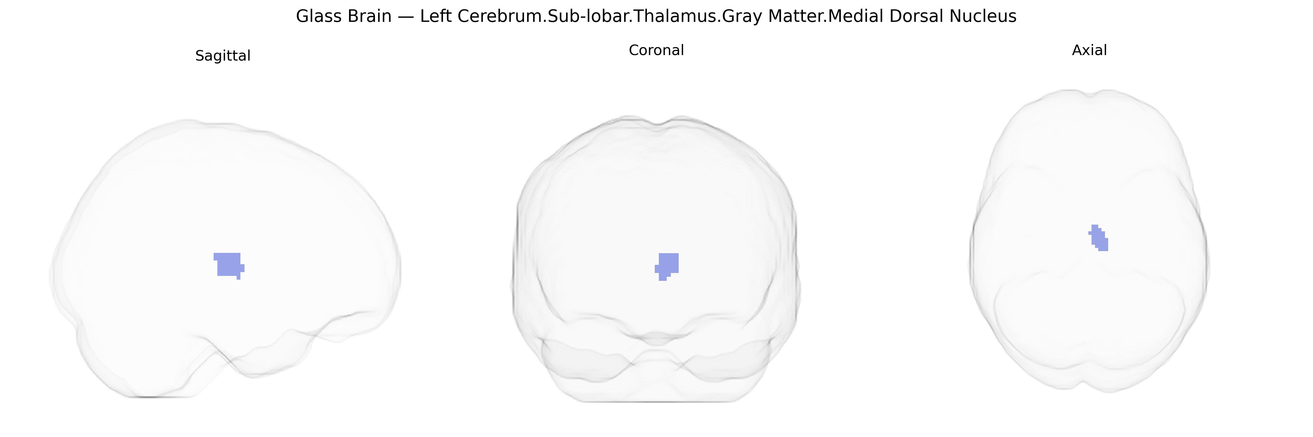 Triplanar Ghost Brain