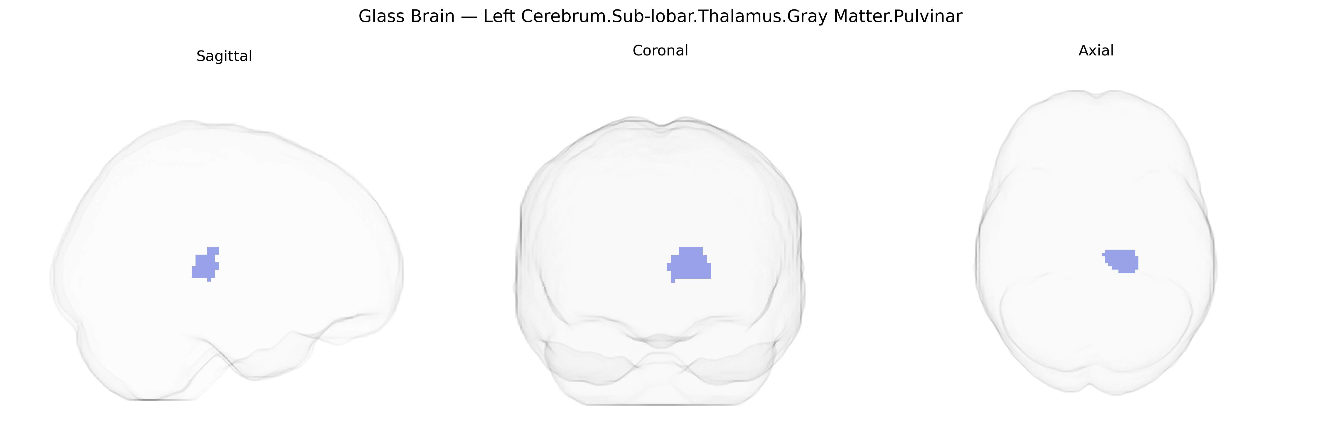 Triplanar Ghost Brain