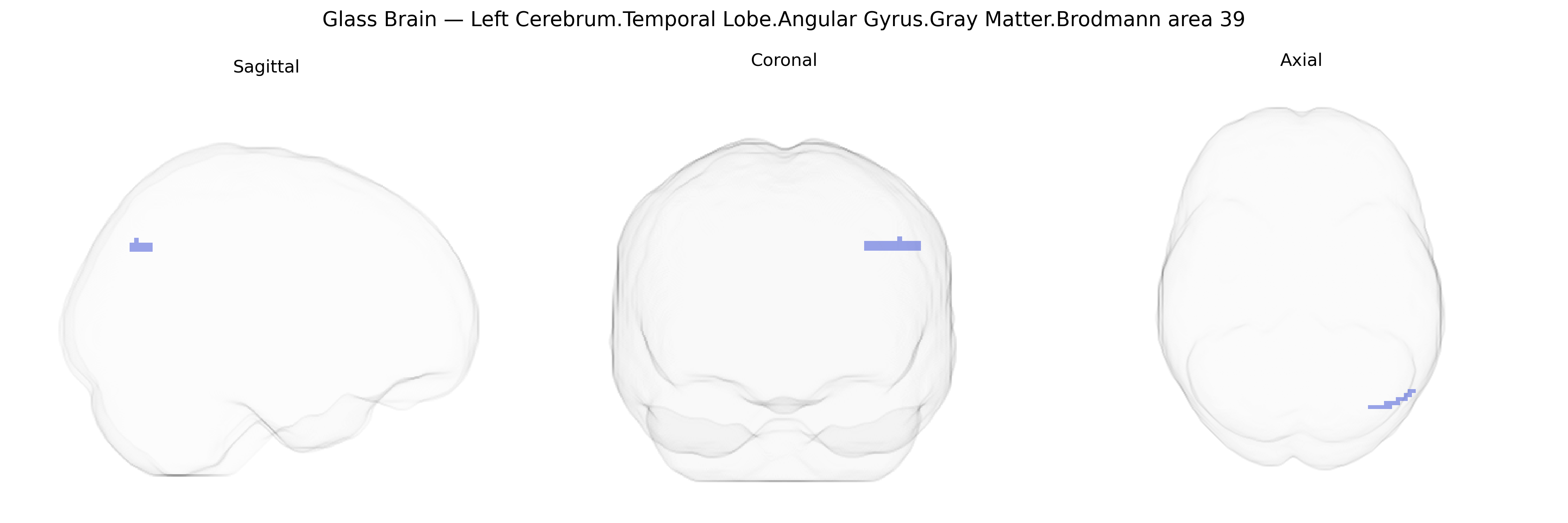 Triplanar Ghost Brain
