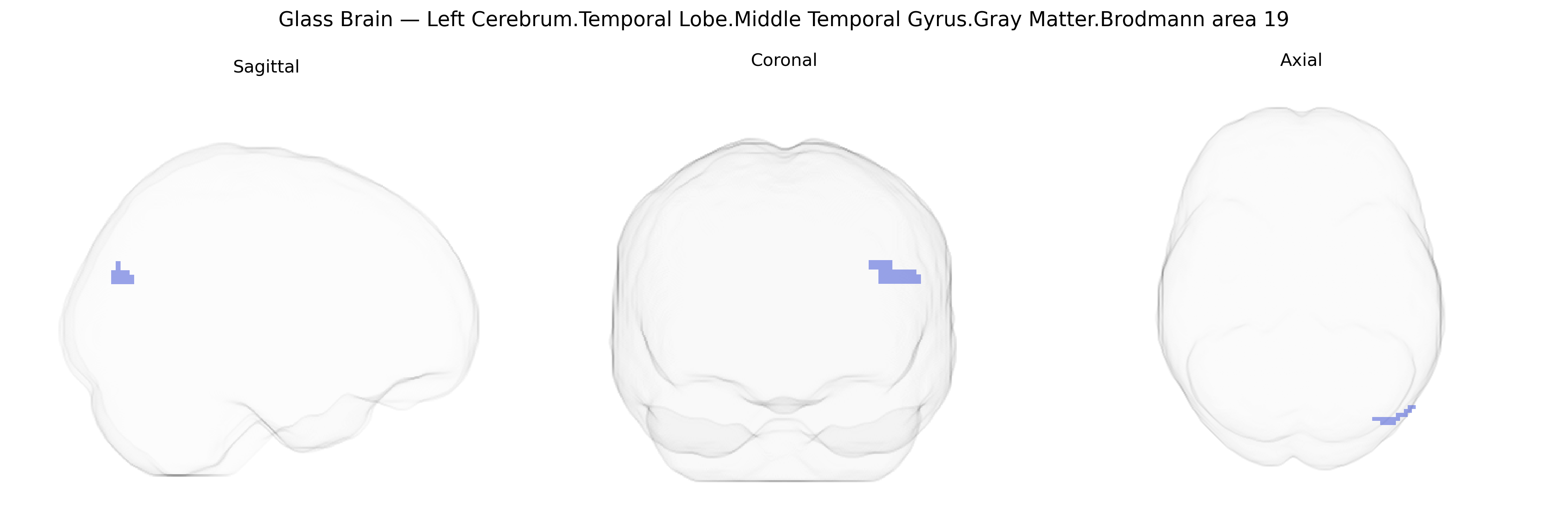 Triplanar Ghost Brain