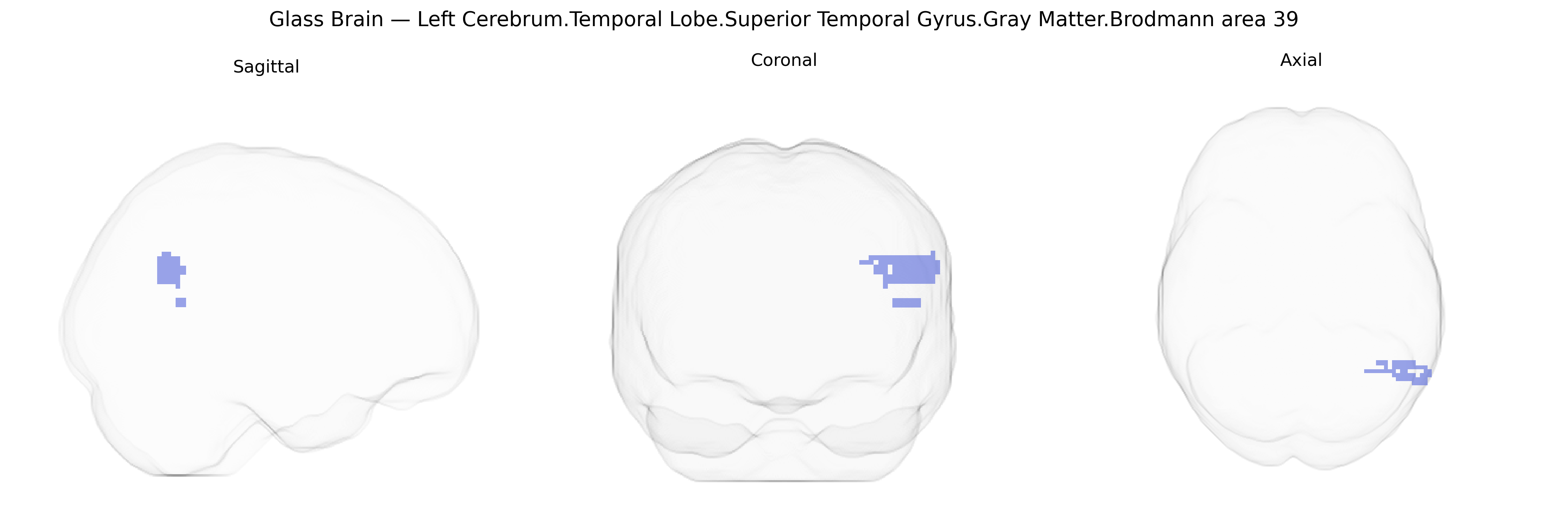 Triplanar Ghost Brain