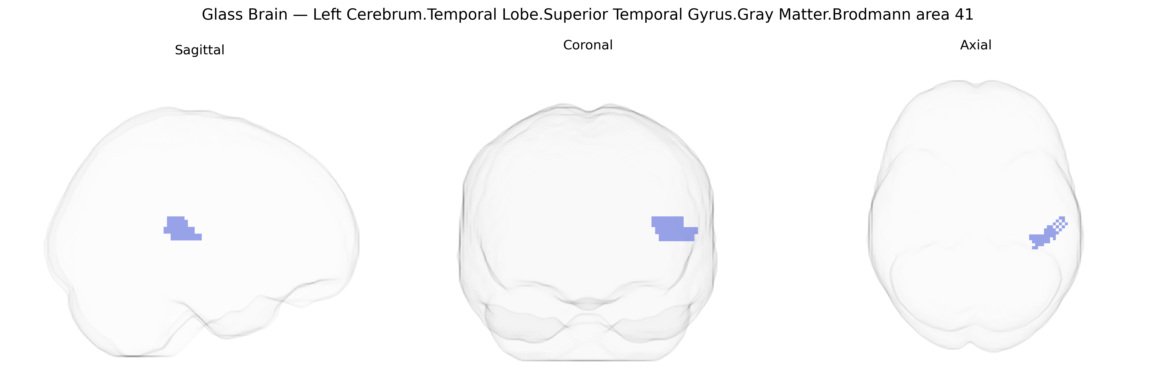 Triplanar Ghost Brain