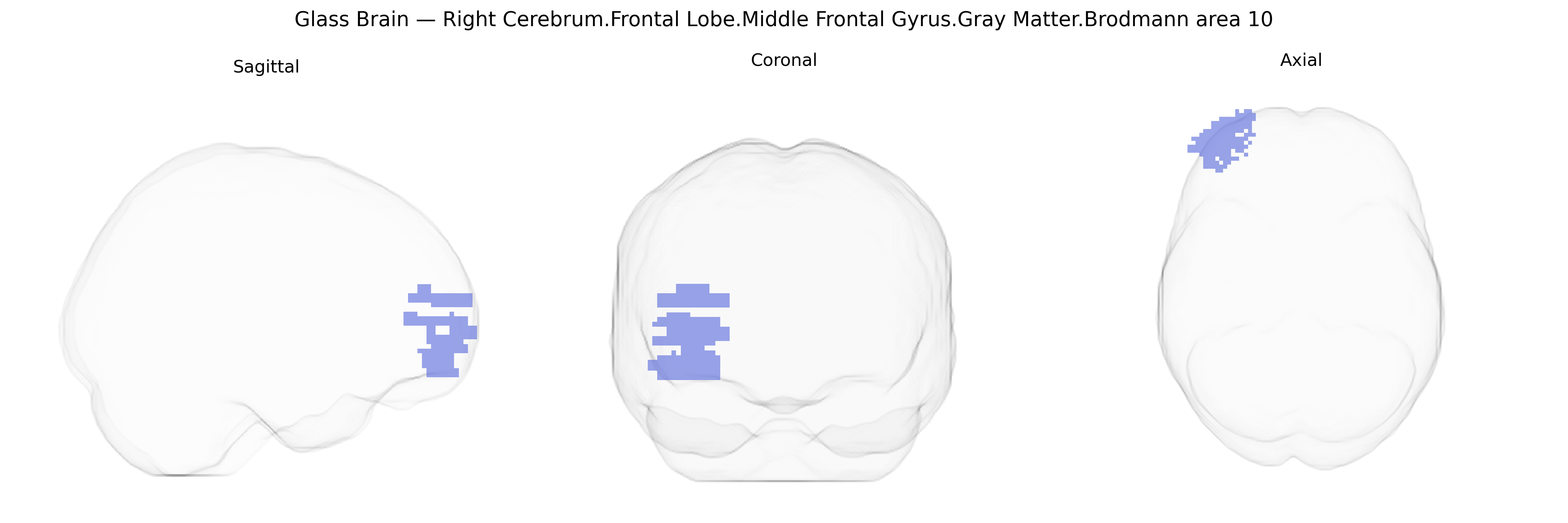 Triplanar Ghost Brain