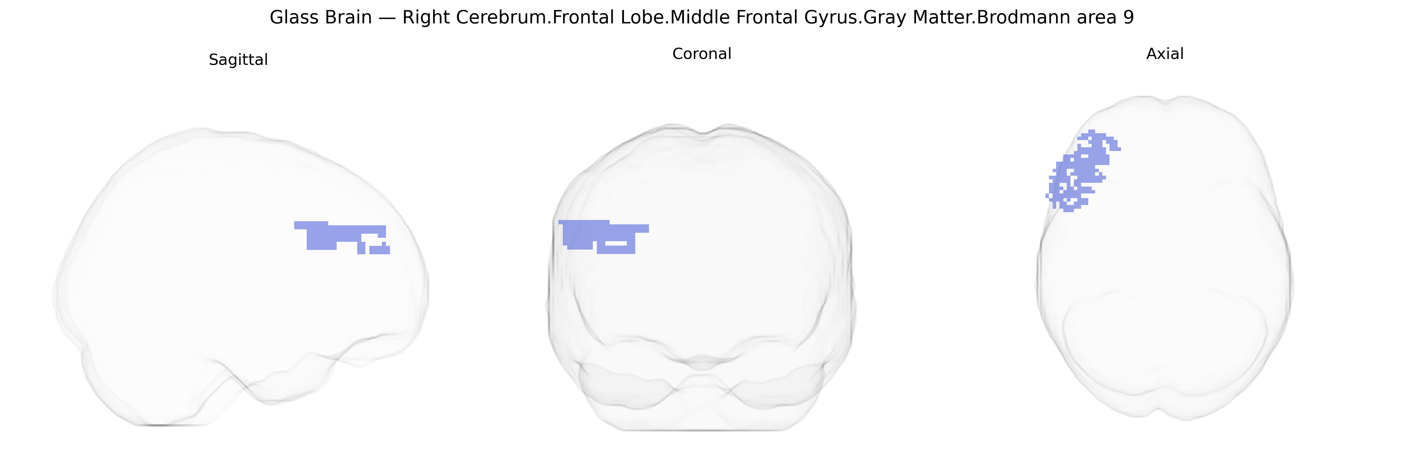 Triplanar Ghost Brain