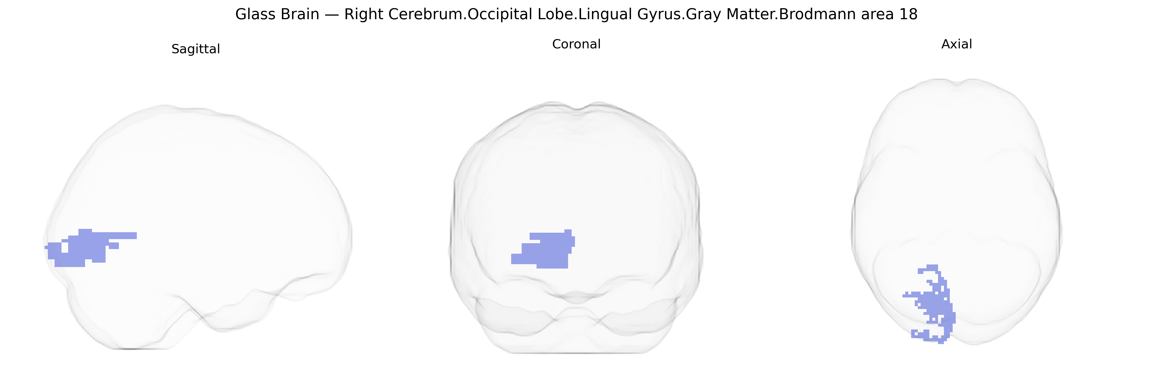 Triplanar Ghost Brain