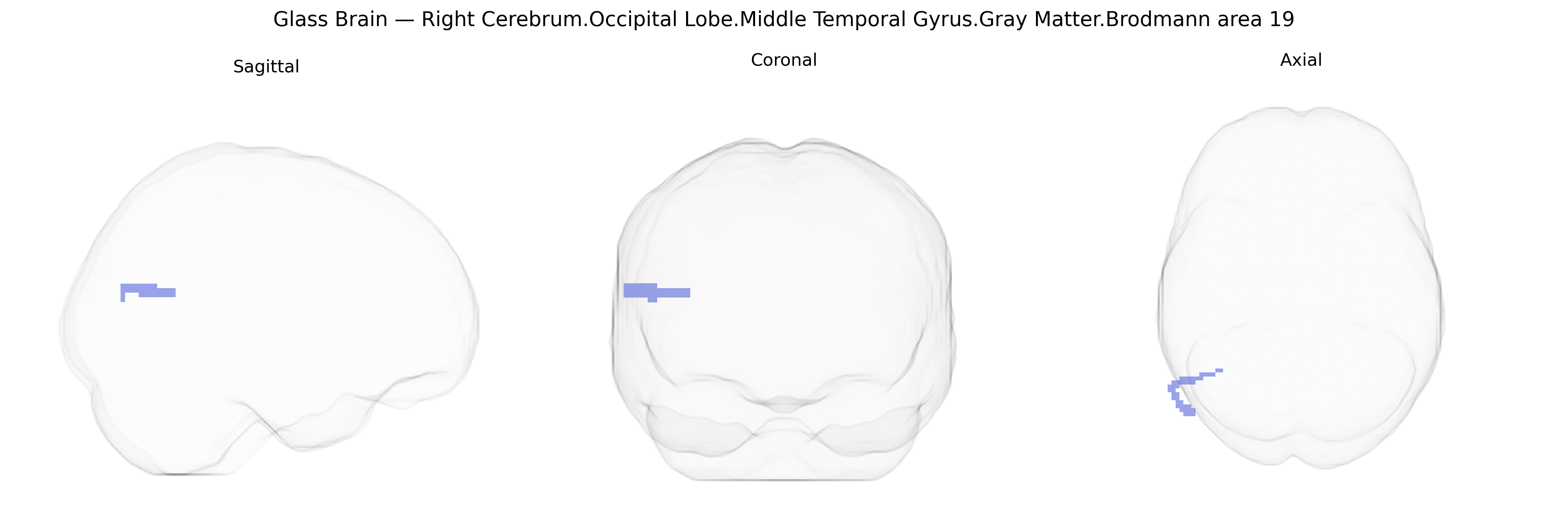 Triplanar Ghost Brain