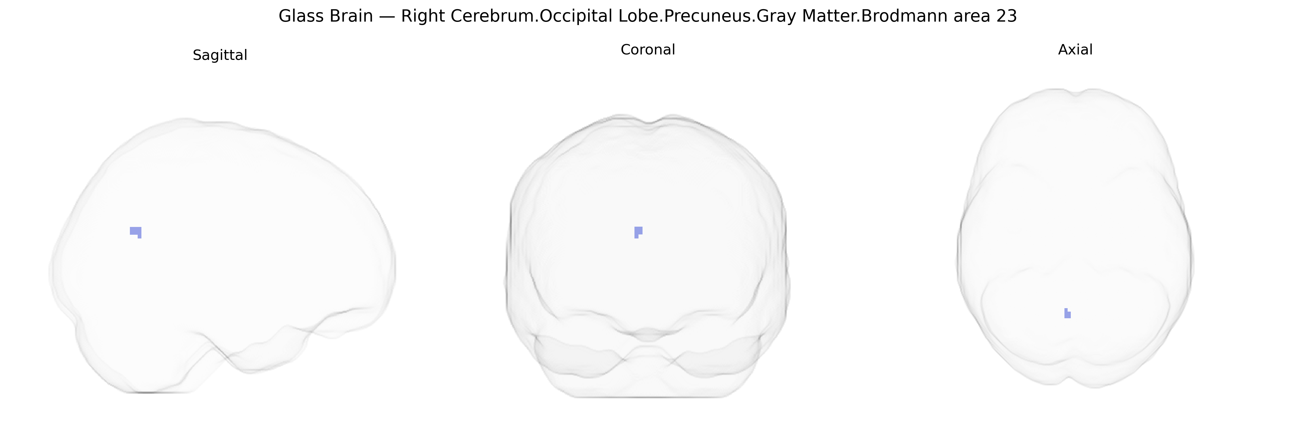 Triplanar Ghost Brain