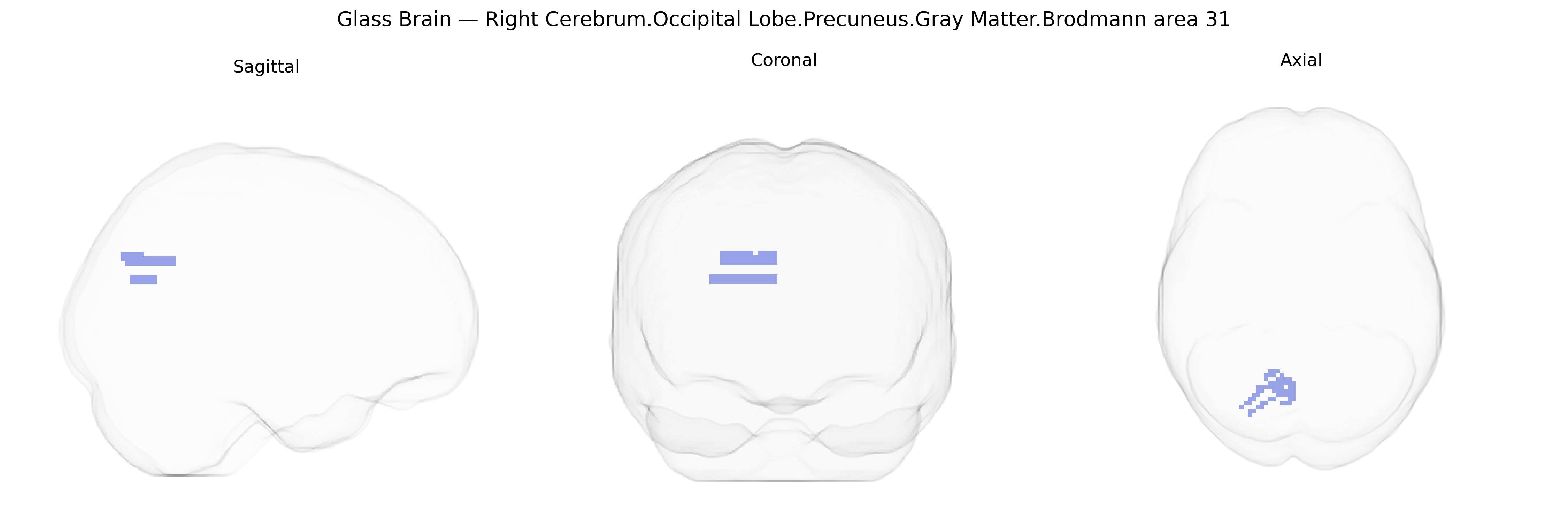 Triplanar Ghost Brain