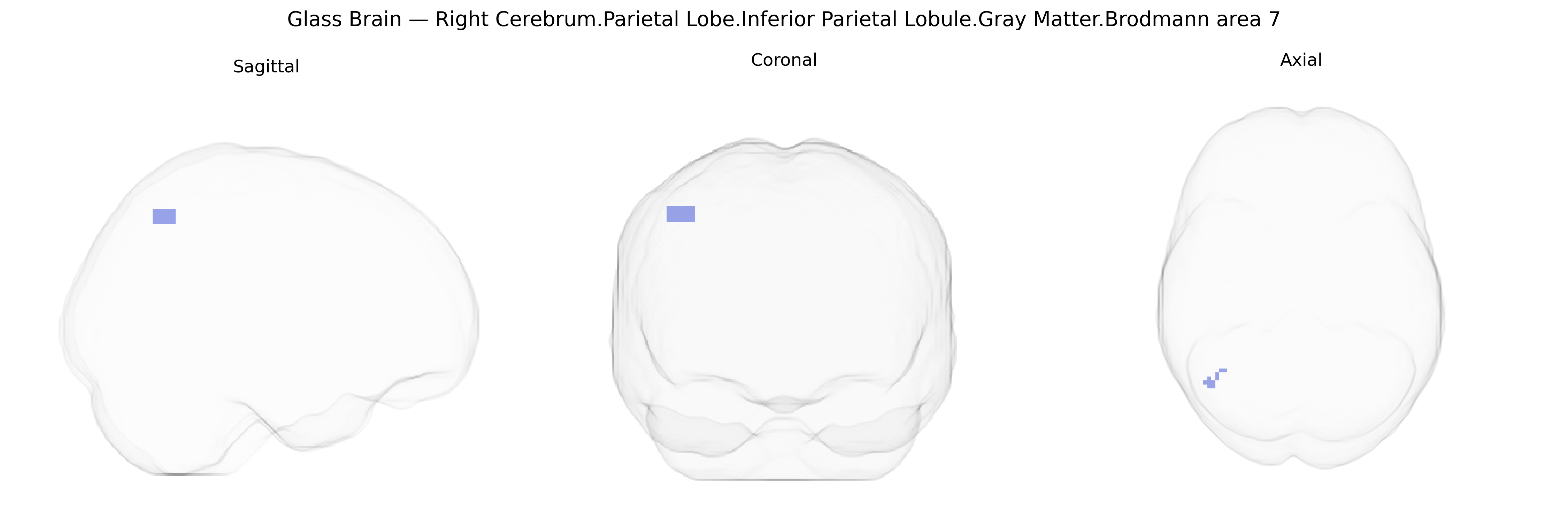 Triplanar Ghost Brain