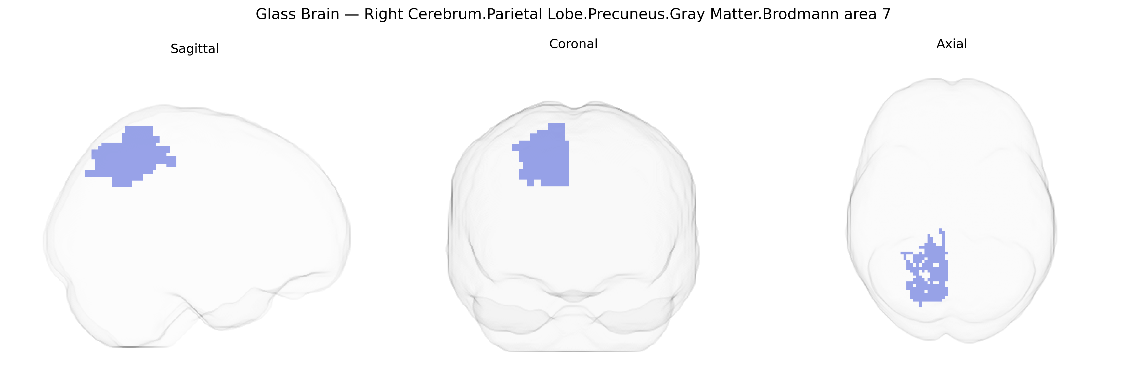 Triplanar Ghost Brain