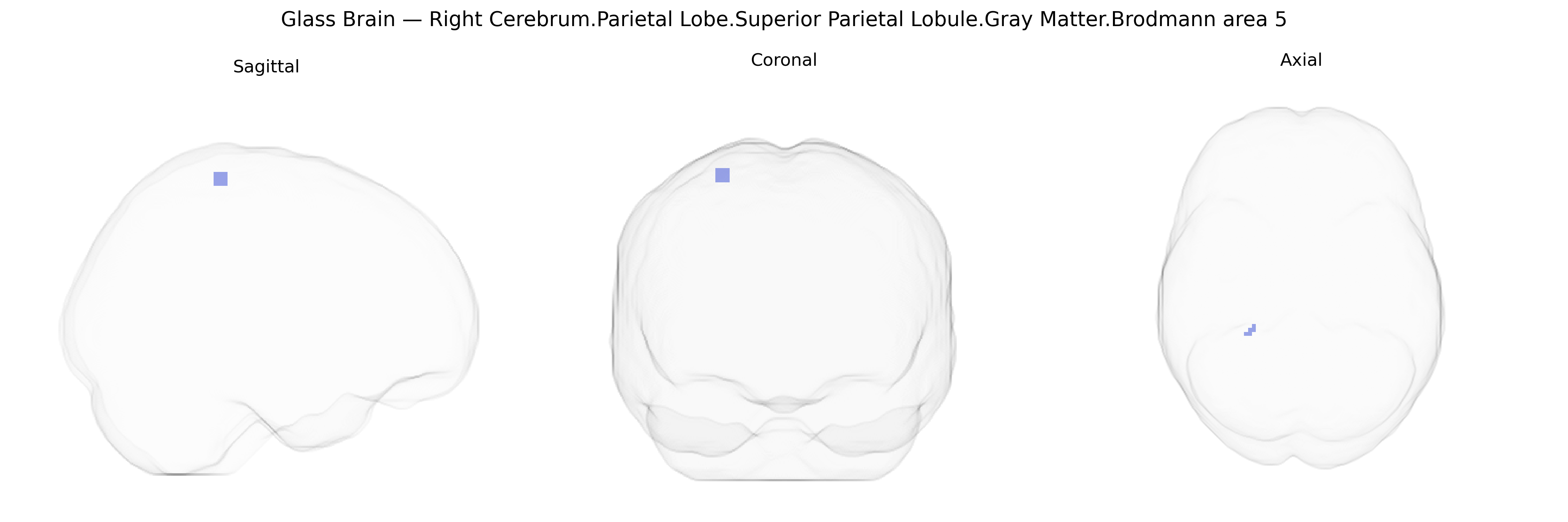 Triplanar Ghost Brain