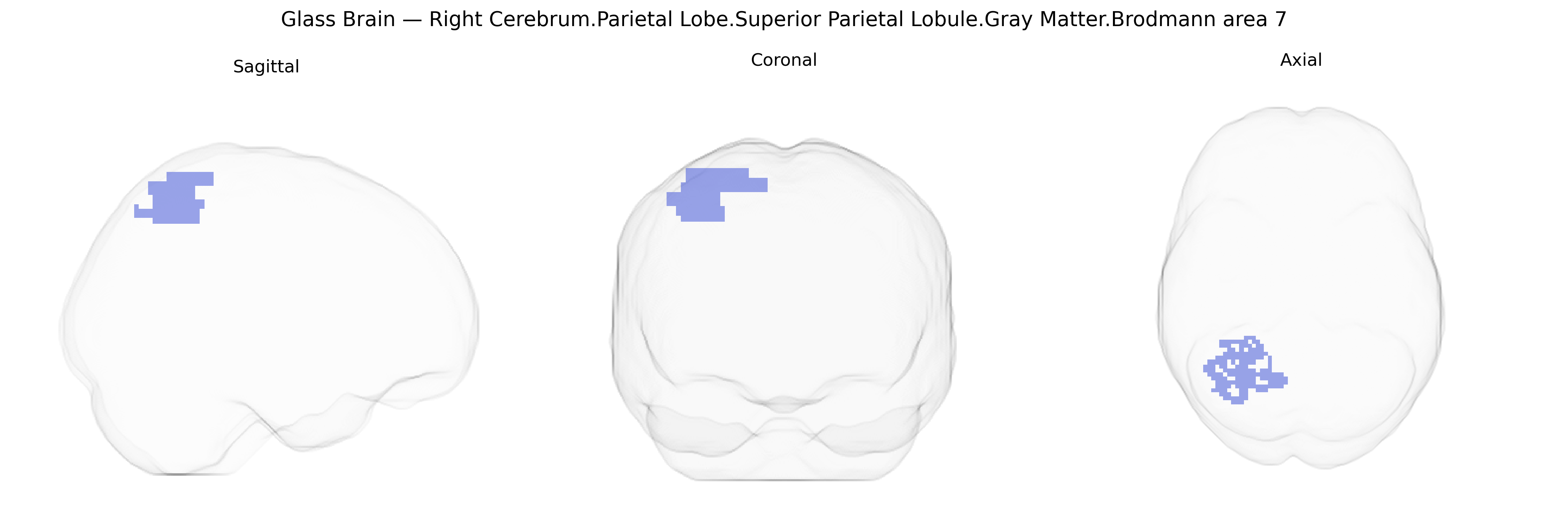 Triplanar Ghost Brain