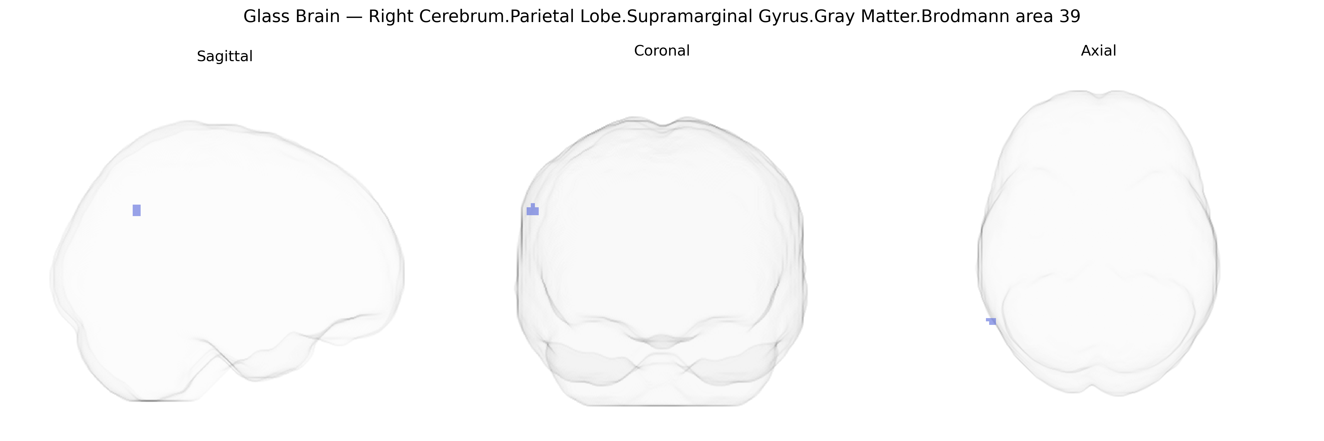 Triplanar Ghost Brain
