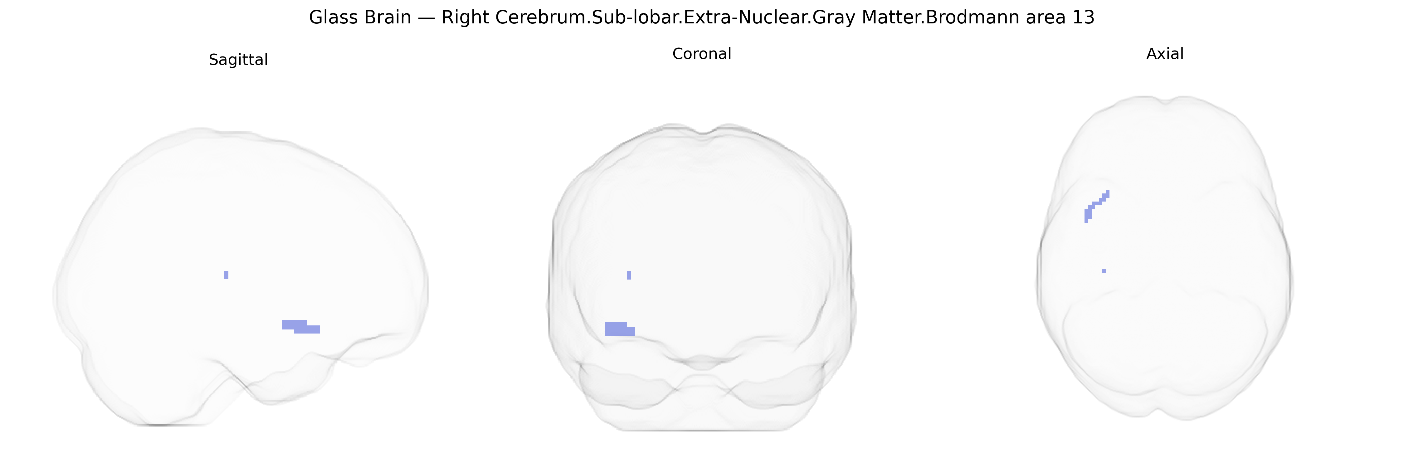 Triplanar Ghost Brain