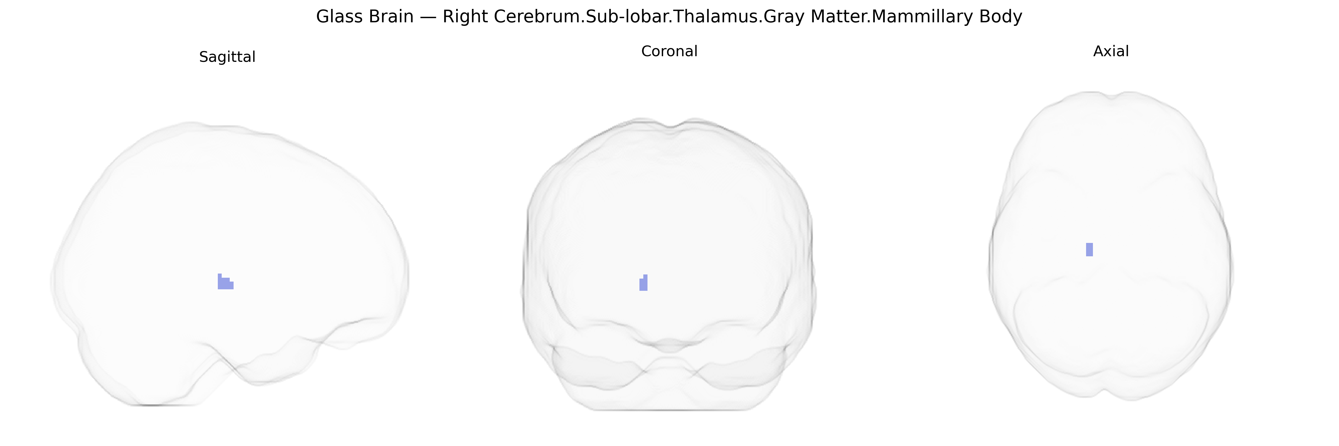 Triplanar Ghost Brain