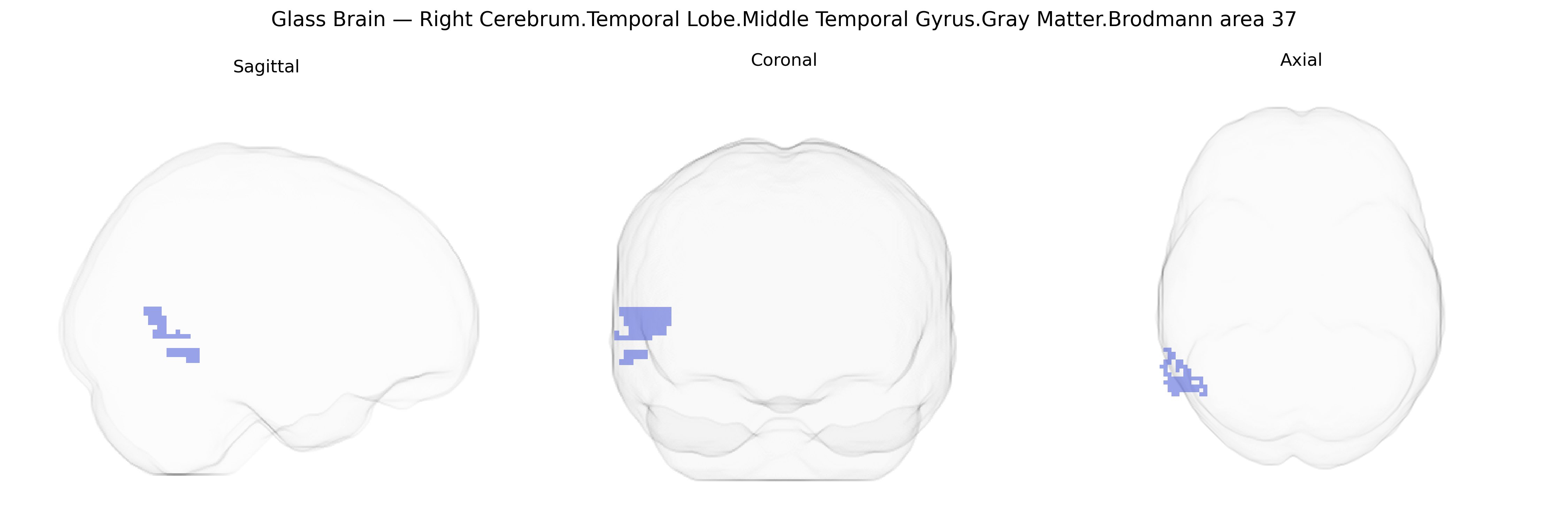 Triplanar Ghost Brain
