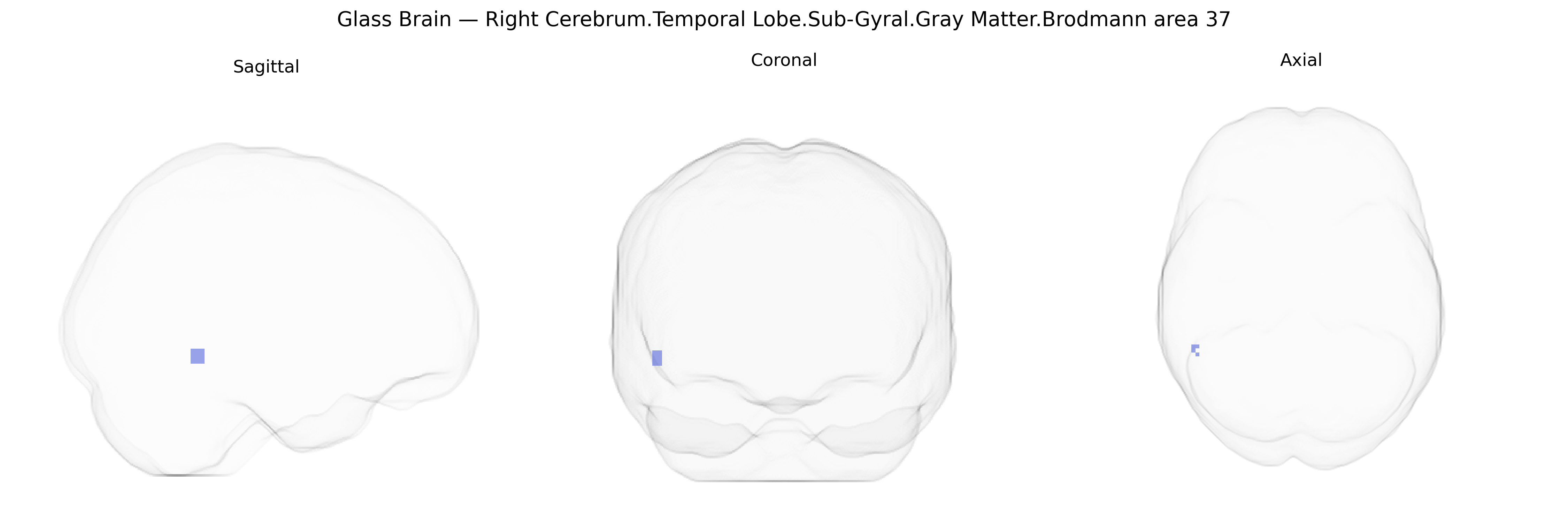 Triplanar Ghost Brain
