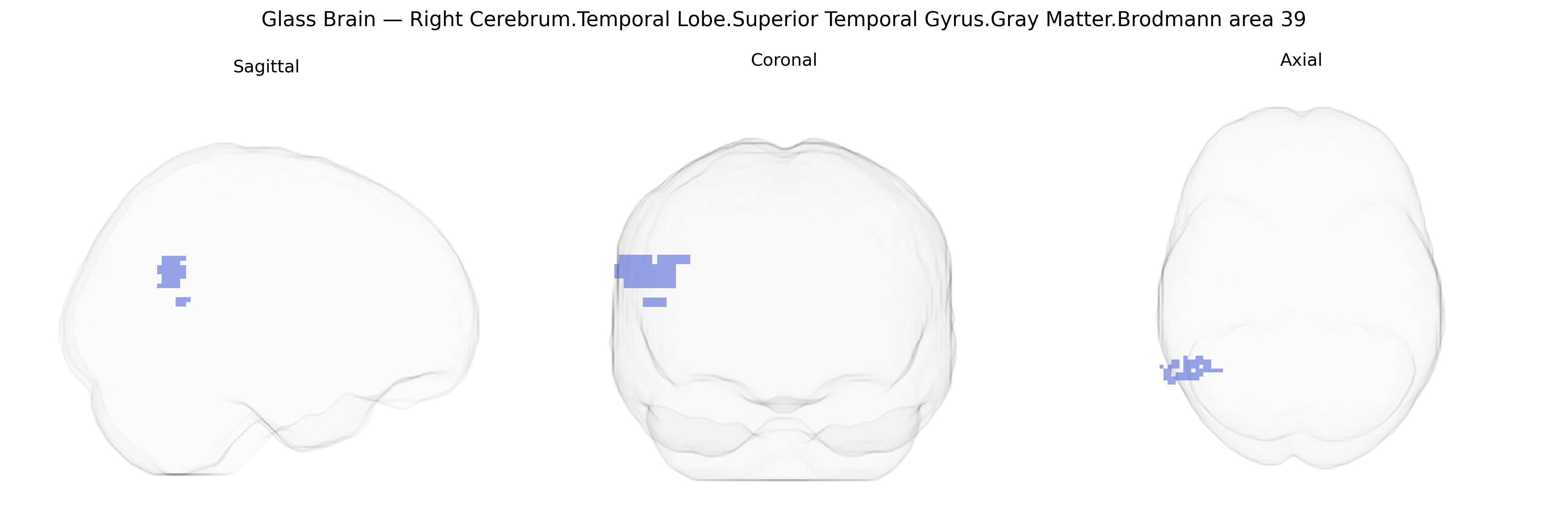 Triplanar Ghost Brain